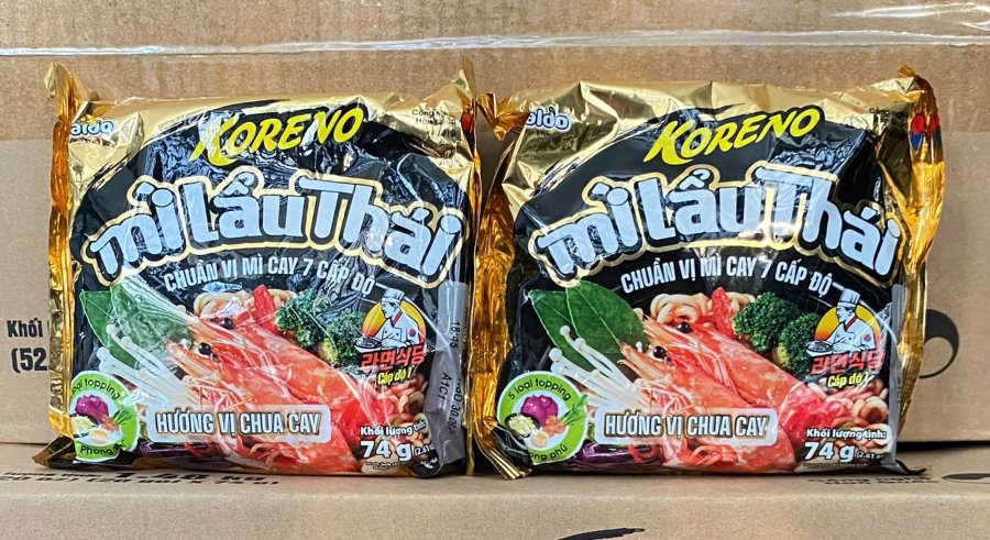 Koreno Mì Lẩu Thái dạng gói 74g